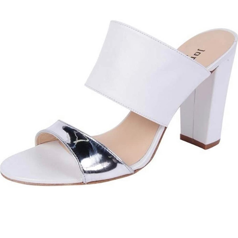 Ruth White Jon Josef Chunky Block Heel Sandal